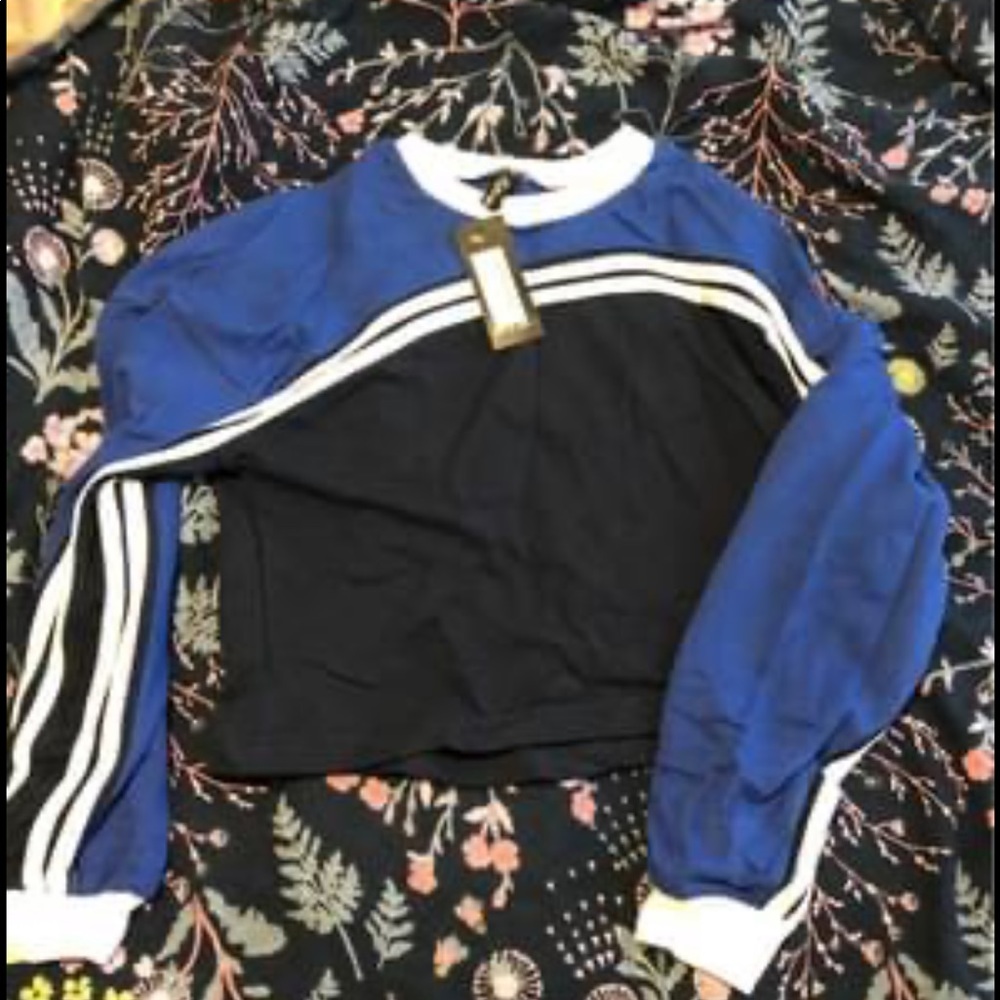 Nasty Gal Cropped Sweatshirt - Brand New with Tags